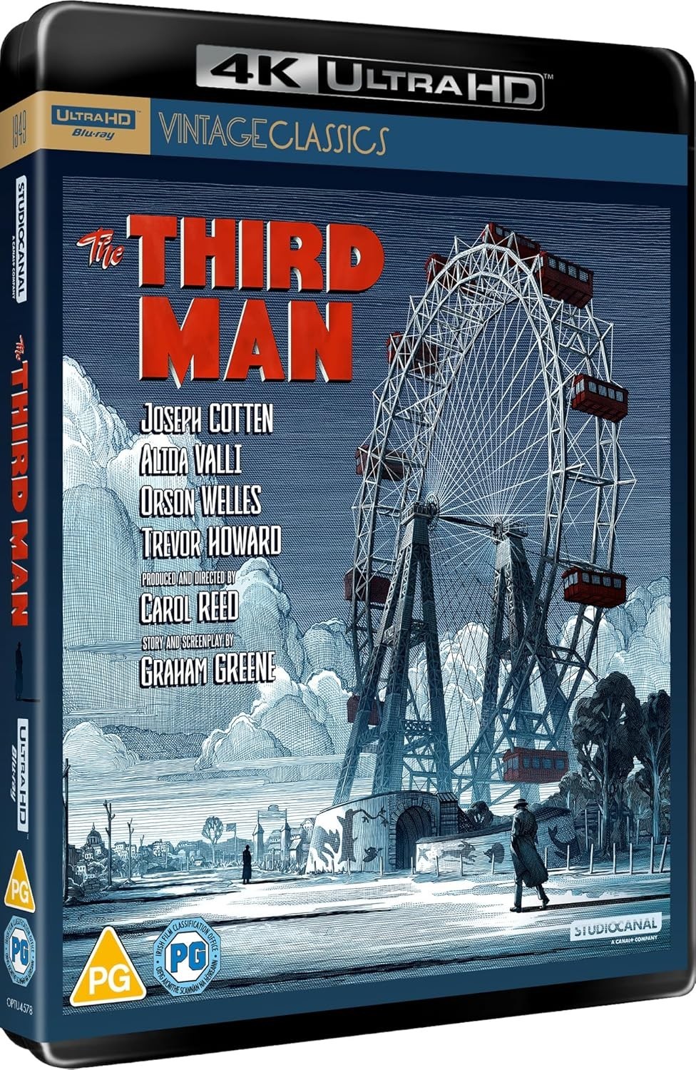 The Third Man (1949) 4K UHD Blu-Ray BRAND NEW (USA Compatible) The Third Man (1949) 4K UHD Blu-Ray BRAND NEW (USA Compatible)