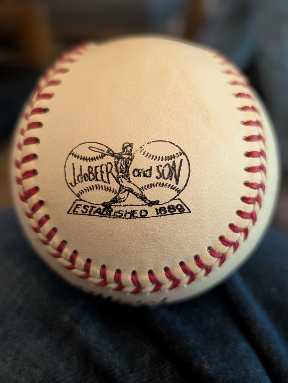 J DeBeer & Son Vintage Official League Baseball No 95c ca  1970 (1969–1973) A1
