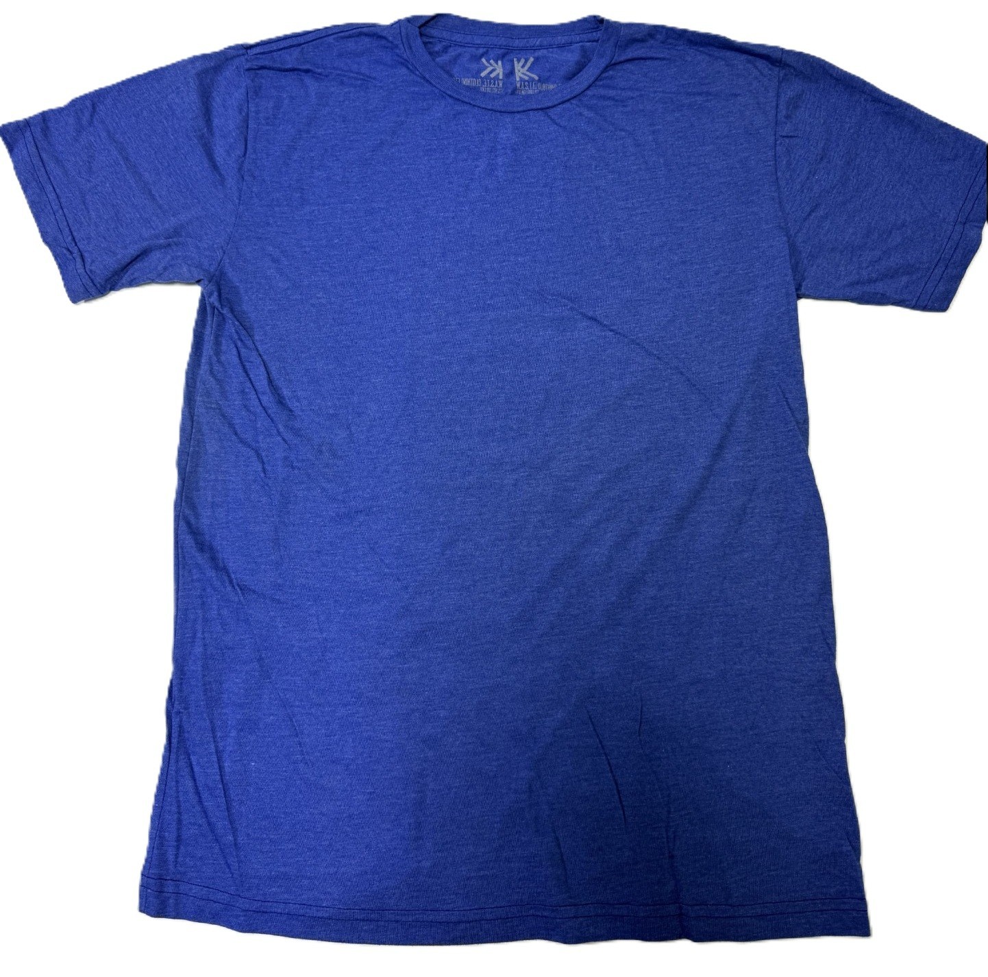 USA MADE +W.A.S.T.E. CLOTHING ETC + BLUE + TEE T-SHIRT +MEDIUM,LARGE + WHOLESALE