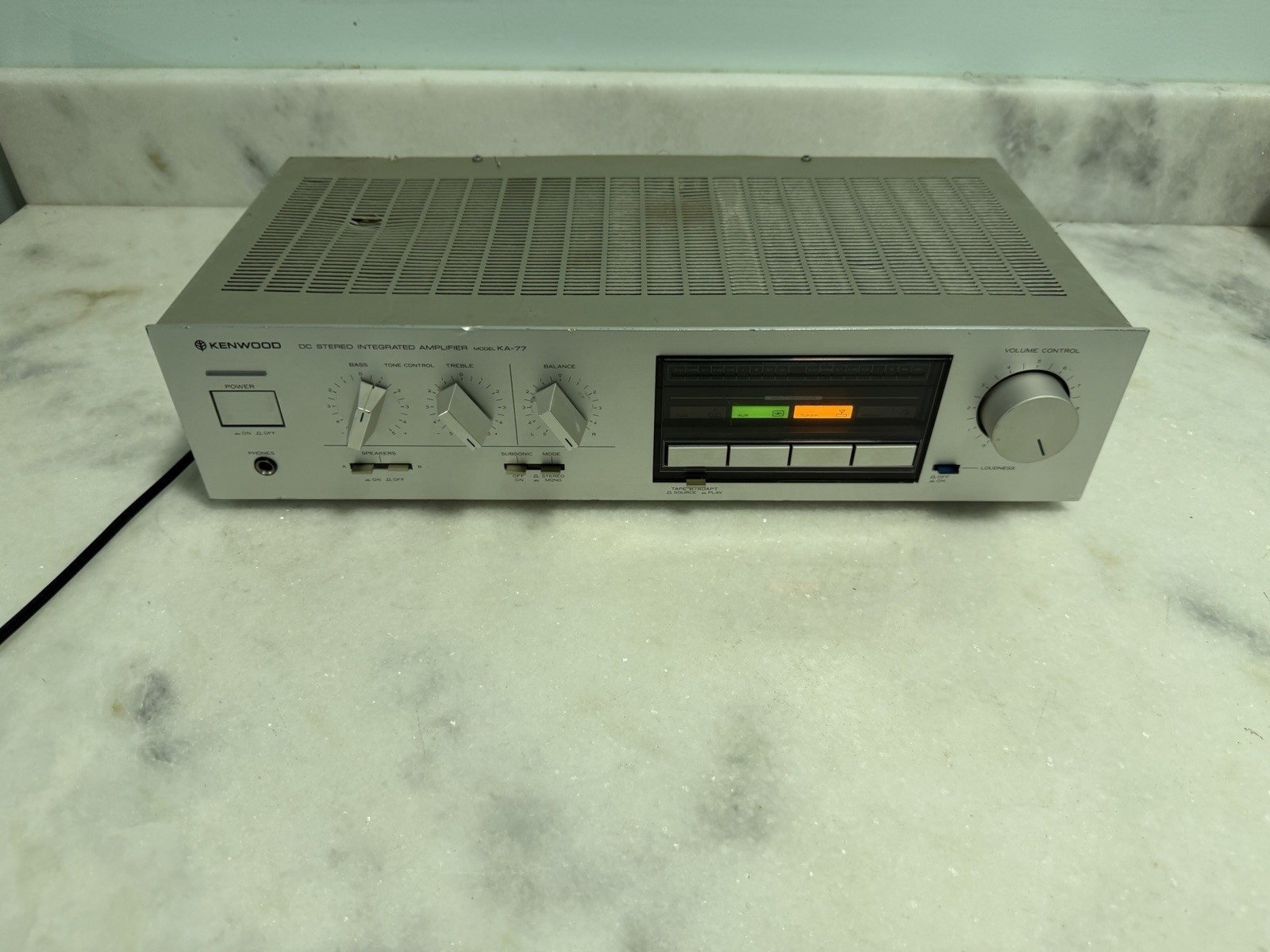 Vintage Kenwood KA-77 Stereo Integrated Amplifier Vintage Kenwood KA-77 Stereo Integrated Amplifier