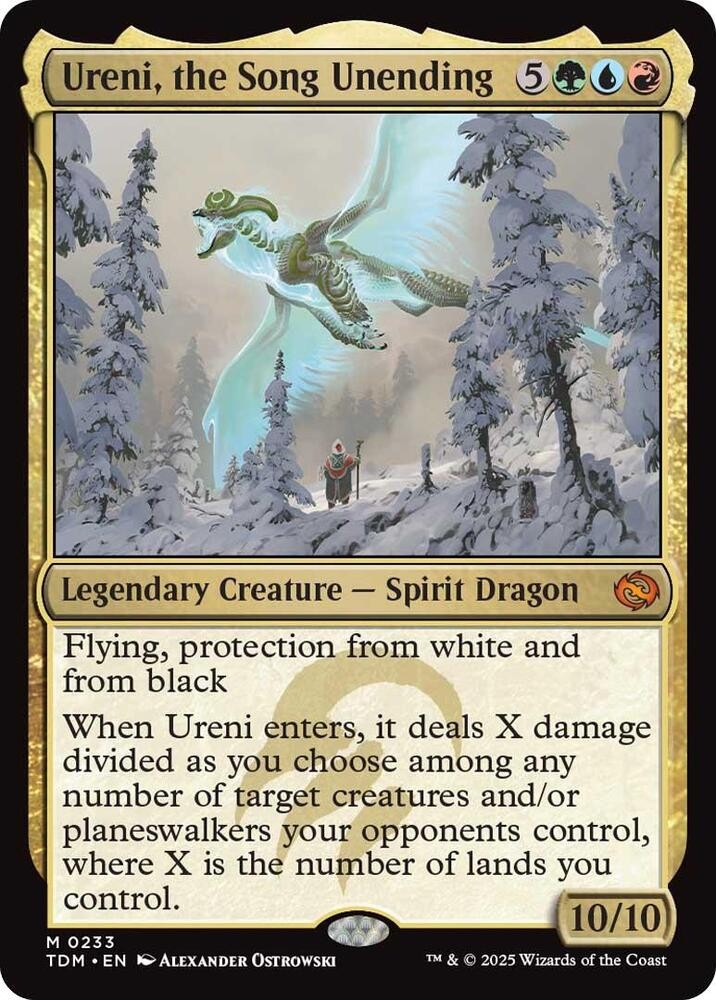 1x Ureni, the Song Unending - Tarkir: Dragonstorm Near Mint - MTG