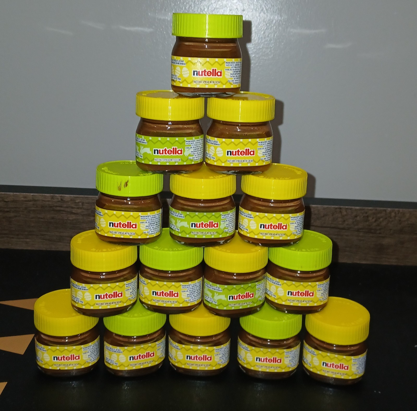Lot Of 15 Nutella Mini Jar Hazelnut Spread 1.05 OZ Each Ferrero New Sealed Italy
