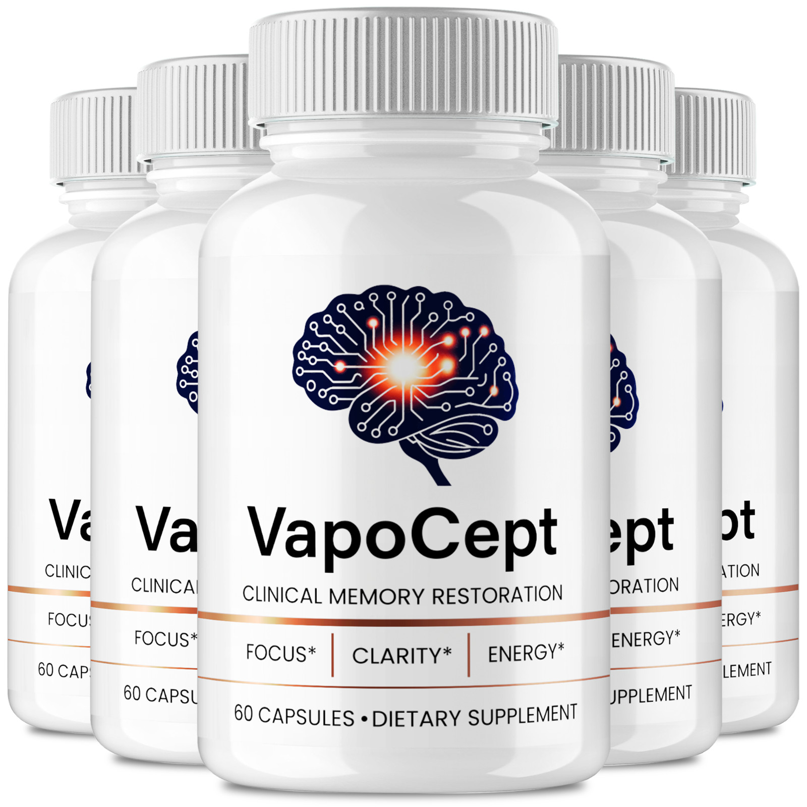 Vapocept Capsules, Official Vapo cept Pills Supplement for Brain Health (5pk) Vapocept Capsules, Official Vapo cept Pills Supplement for Brain Health (5pk)