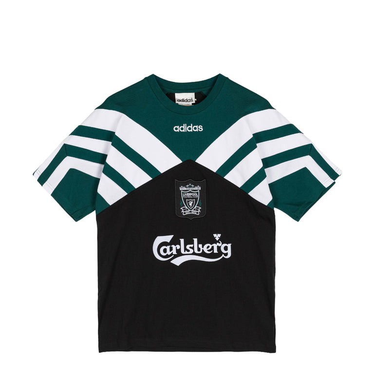 Adidas Liverpool FC 95 size 2XL Heavyweight T-shirt Black/Rich Green. KA8097.