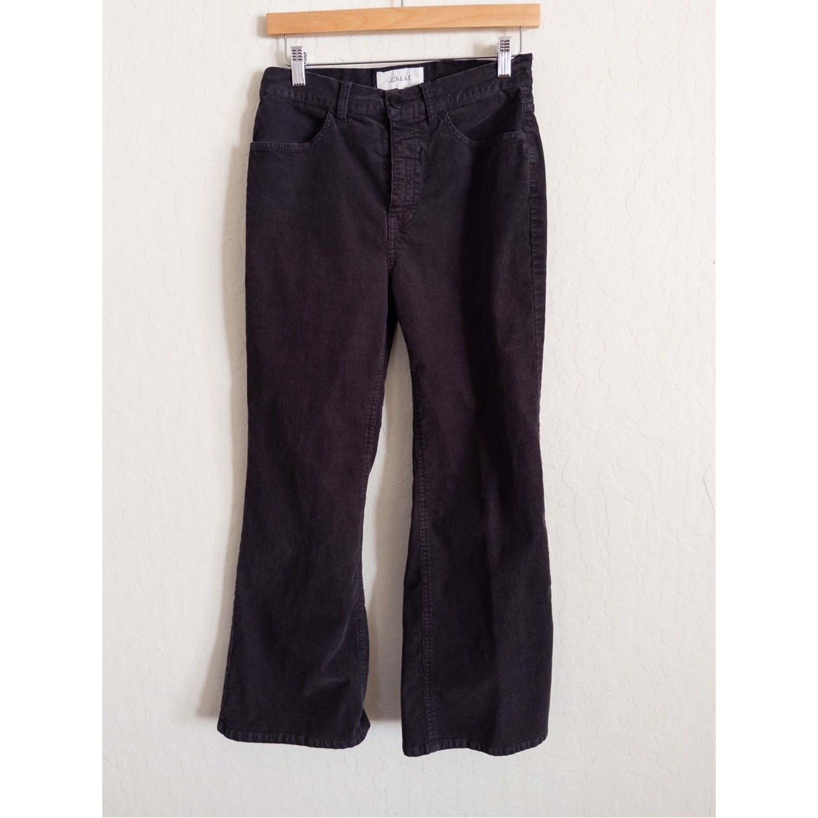 The Great Corduroy Bootcut Flare Pants 27 Classic Fall Mushroom Brown Chocolate