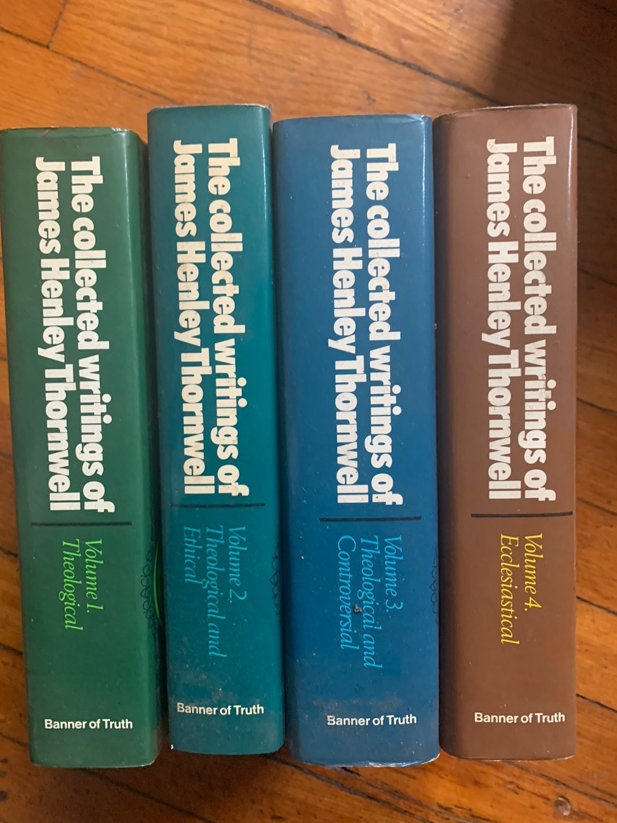 Collected Writings of James Henley Thornwell, 4 volumes (1986, Banner of Truth)