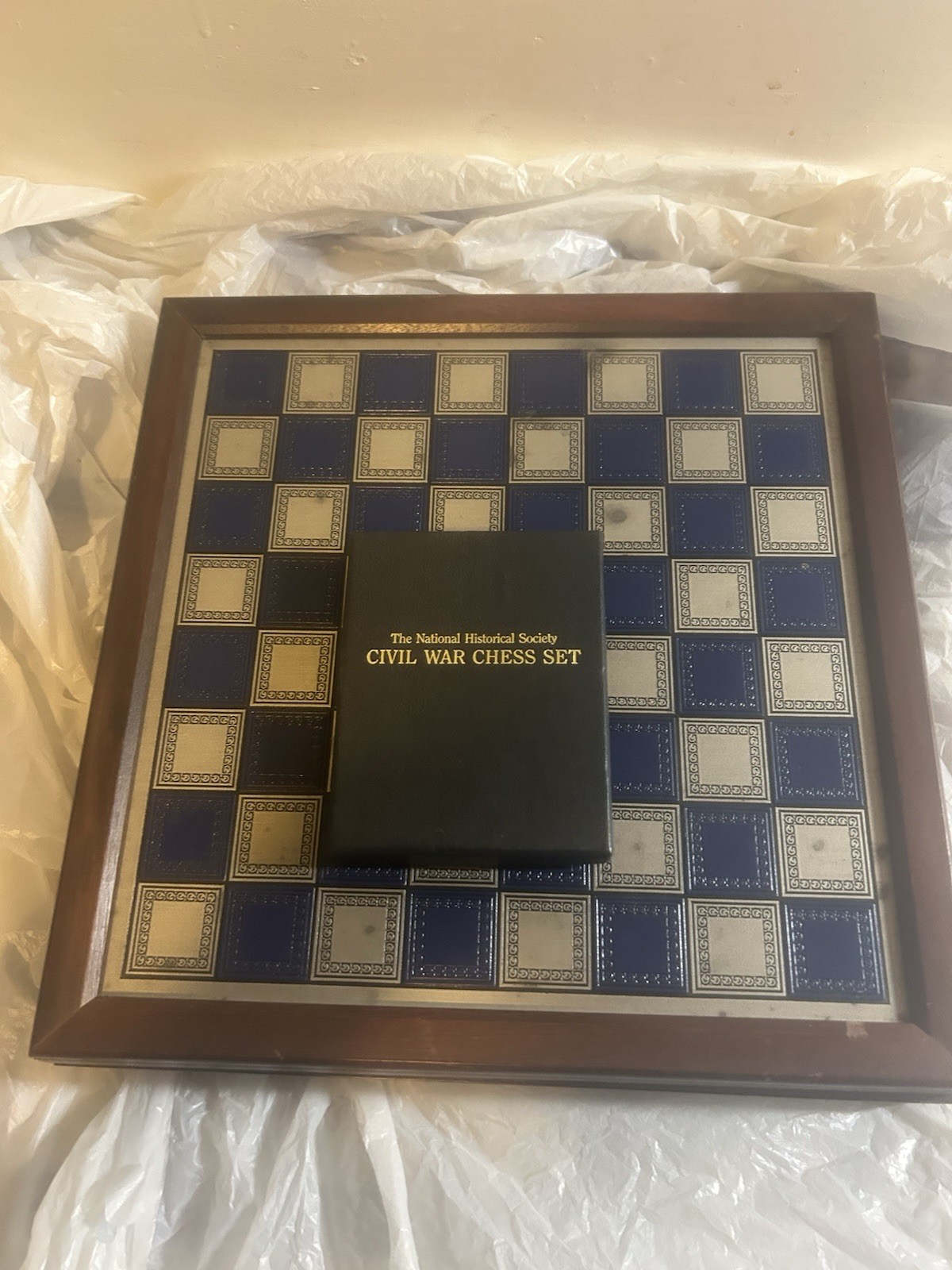 Franklin Mint Historical Society Pewter Civil War Chess Set 1983 Complete Franklin Mint Historical Society Pewter Civil War Chess Set 1983 Complete