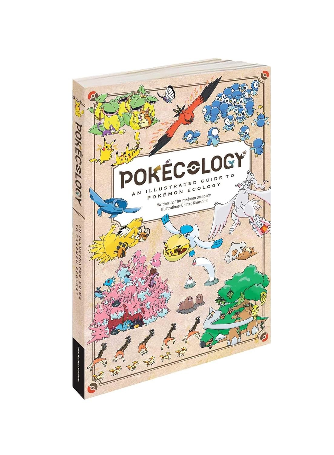 Pokecology an Illustrated Guide to Pokemon Ecology Paperback by Pikachu Press