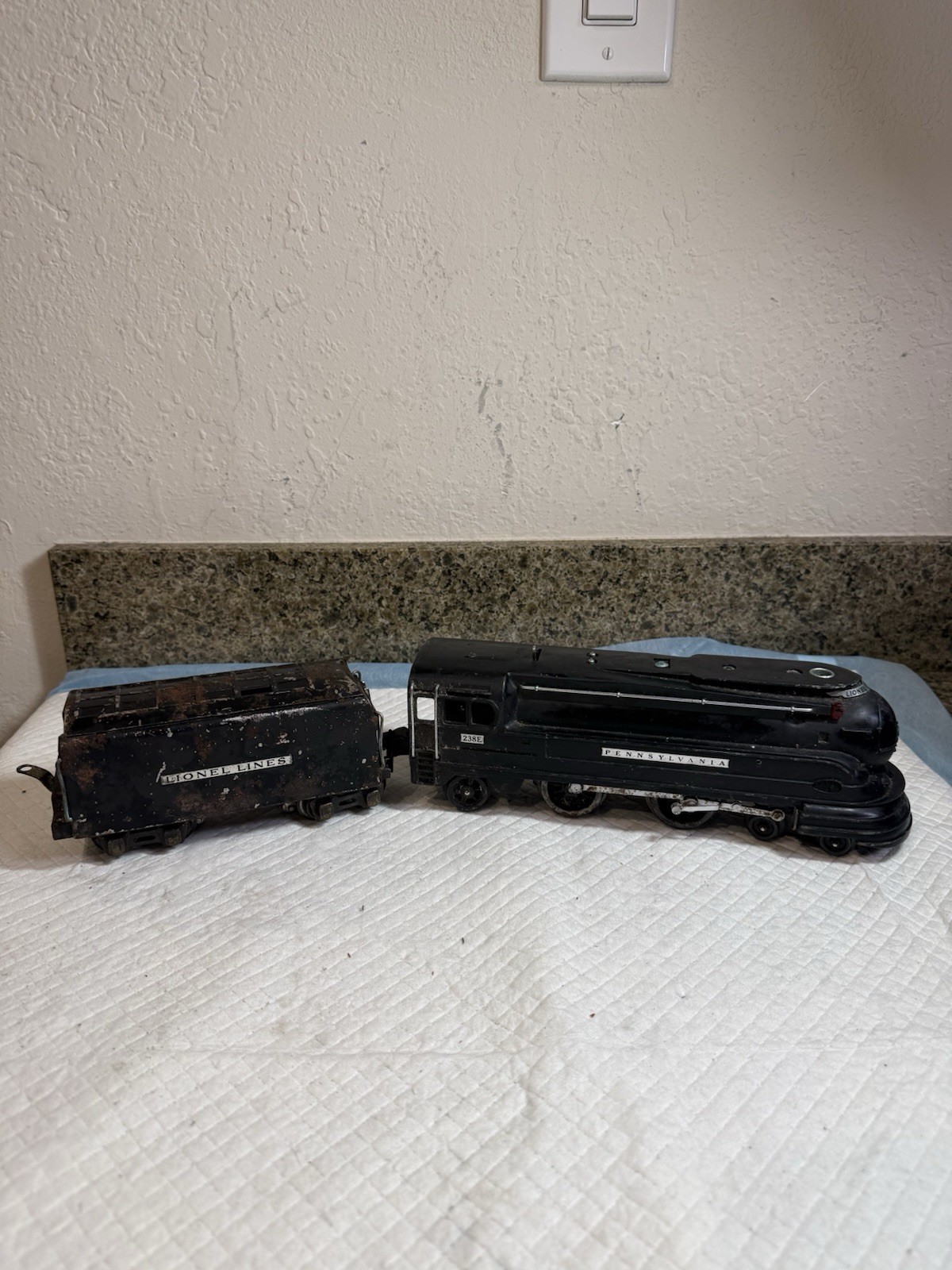 Lionel Prewar 238E Black Pennsylvania Train