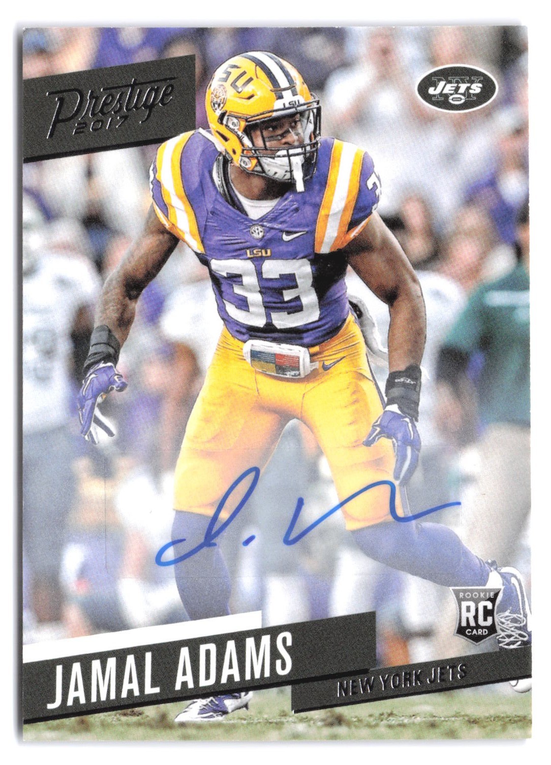 2017 Panini Prestige Jamal Adams #275 Signatures Rookie Auto RC Autograph