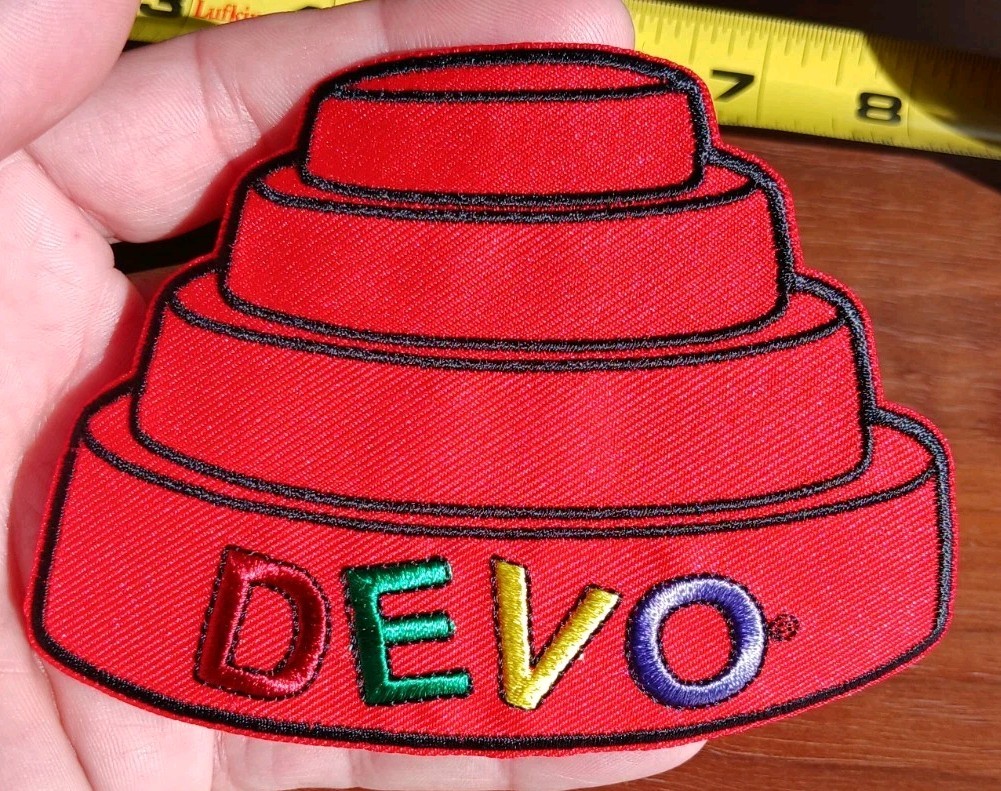 DEVO Patch Power Energy Dome Hat New Wave Official Band Merch 80s 
