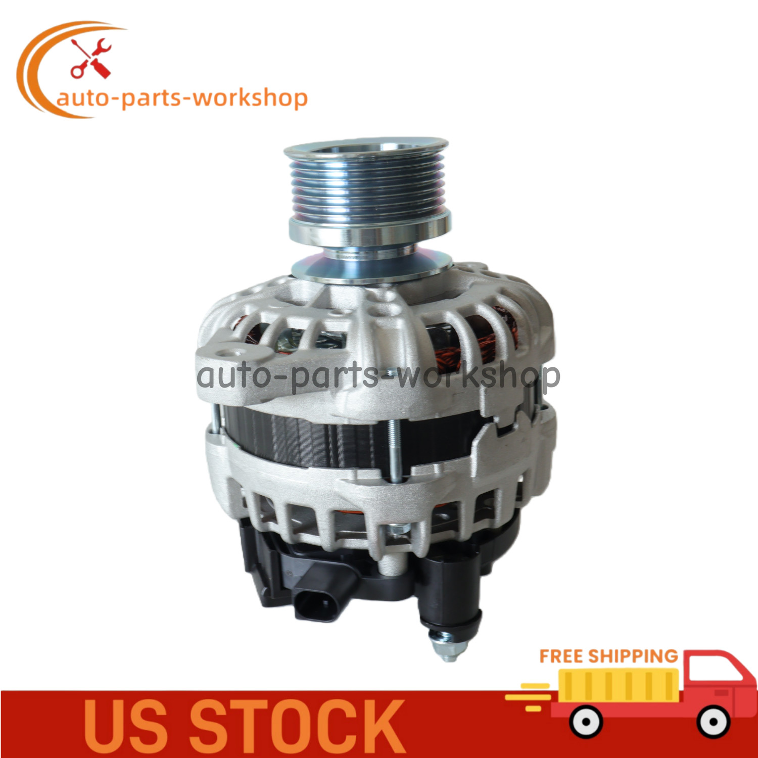 NEW ALTERNATOR FOR 2011- 2023 ISUZU NRR DIESEL, 4HK1-TCS (RJS) DOUBLE 8982486210