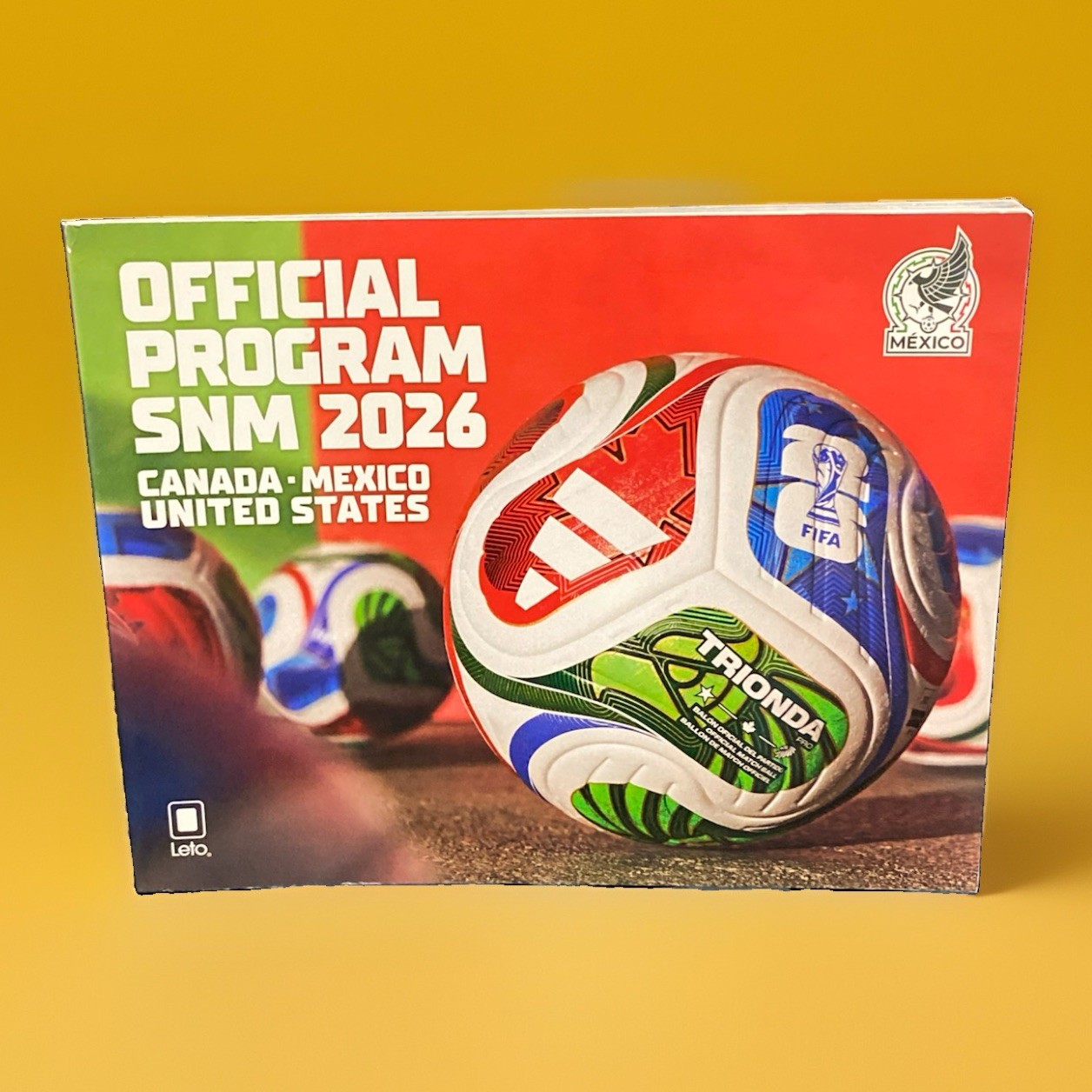 Leto 2026 FIFA World Cup Official Program Booklet Team Mexico USA Canada Book Leto 2026 FIFA World Cup Official Program Booklet Team Mexico USA Canada Book