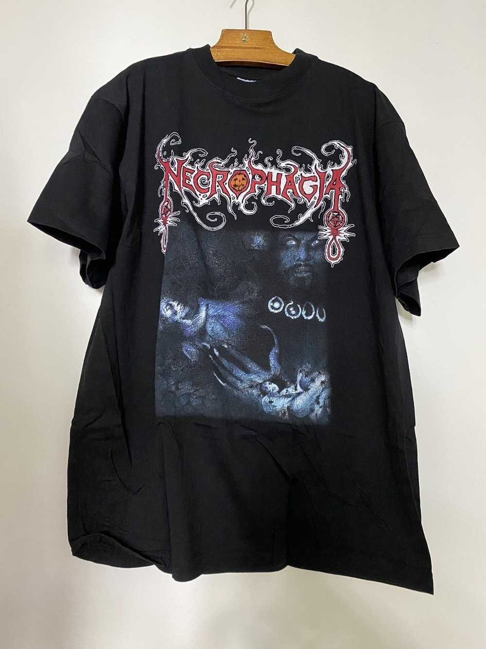 Necrophagia Band Black cotton Shirt Unisex Rare S-5XL DD339