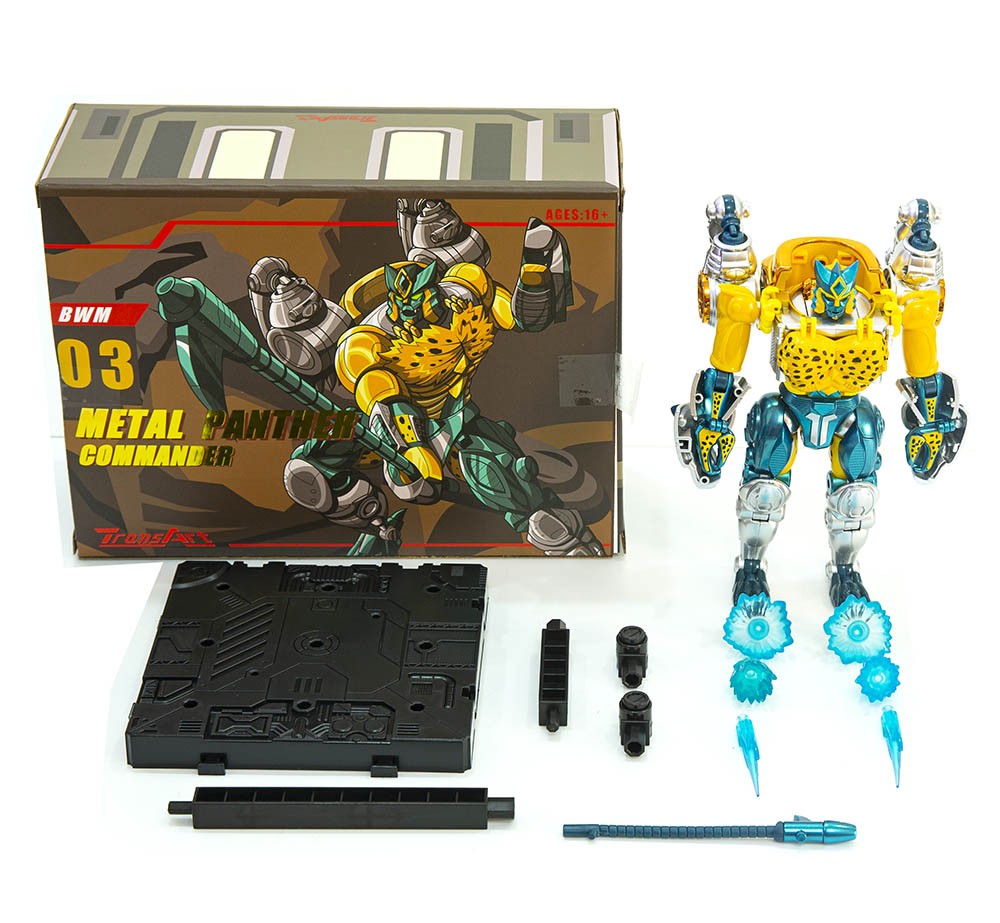 TransArt Toys TA BWM-03 BWM03 Metal Panther Commander Beast Wars Leopard Cheetor