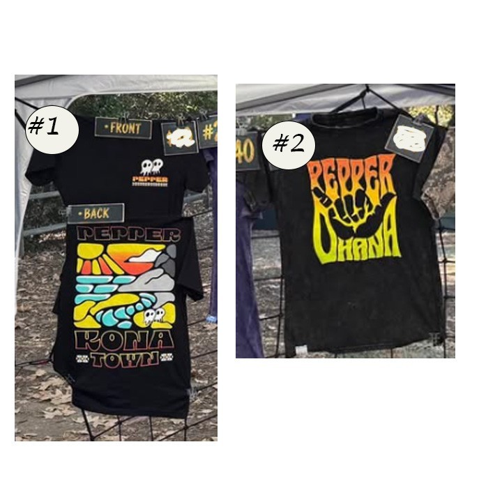 New Pepper Band Concert Tour Shirt Kona Town Ohana Reggae Rock T-Shirt Reprint
