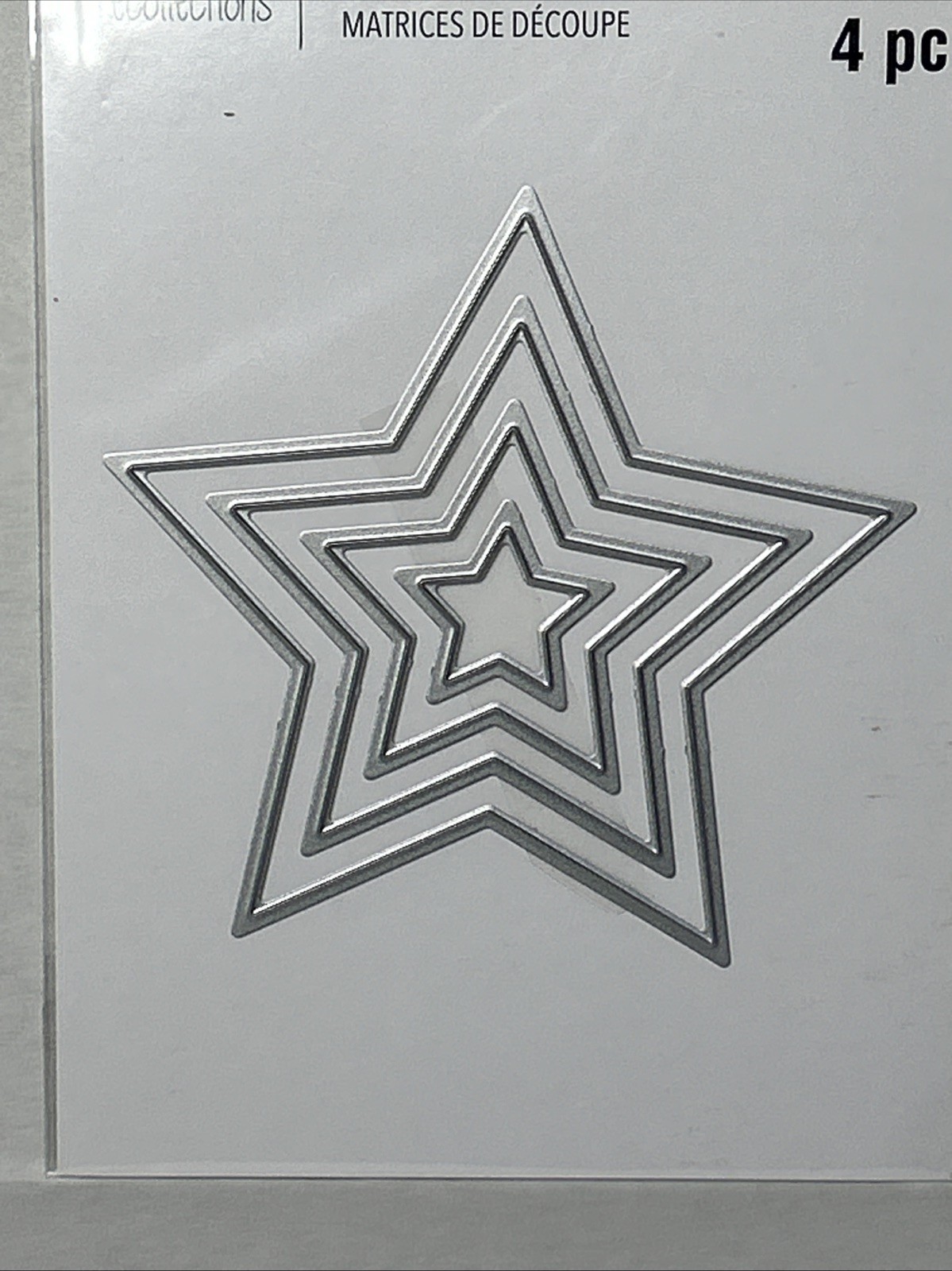 Nesting Stars Thin Metal Die Set by Recollections 4 Pc Nesting Stars Thin Metal Die Set by Recollections 4 Pc