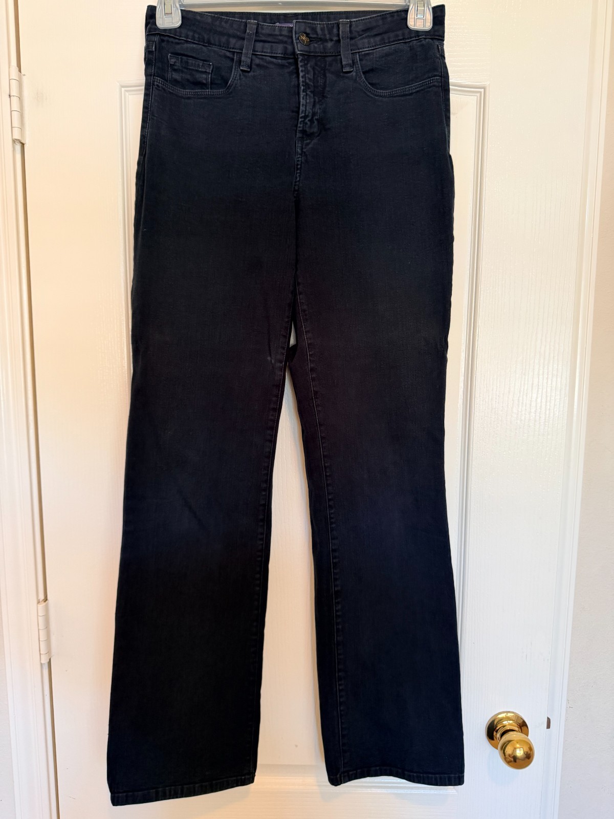 Not Your Daughter Jeans Womens 4 Barbara Boot Cut Black Wash NYDJ Denim