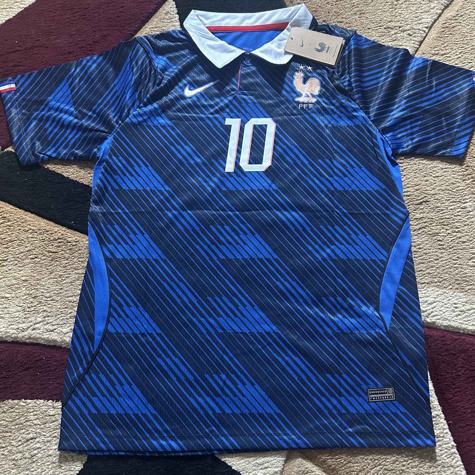 France 2026 World Cup Home Jersey Mbappe #10 Size medium Brand New 