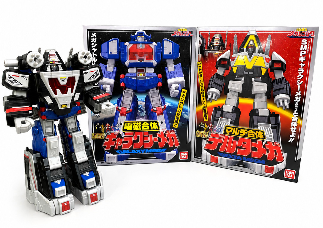 Bandai Super Minipla Megaranger GALAXY MEGA & DELTA MEGA Megazord Power Ranger