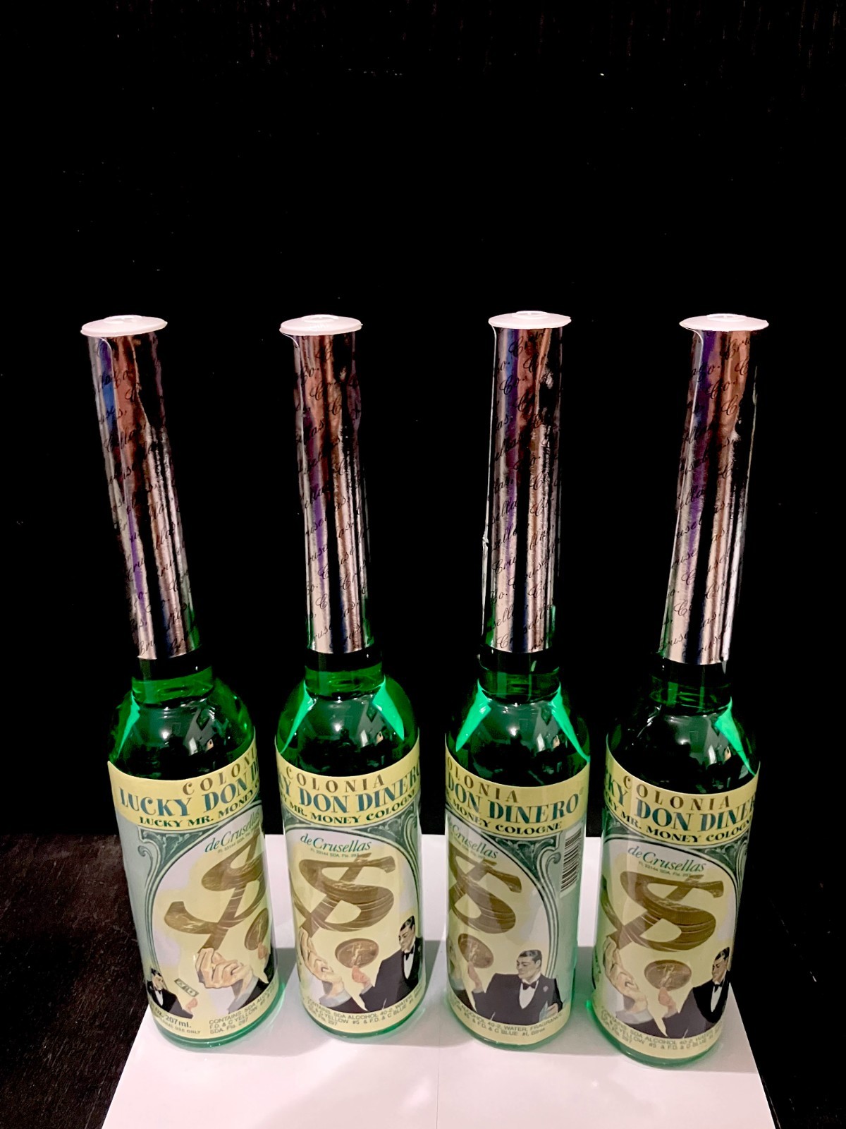 LUCKY DON DINERO Colonia 4 items LUCKY MR MONEY COLOGNE 7 FL 0z Each Crusellas
