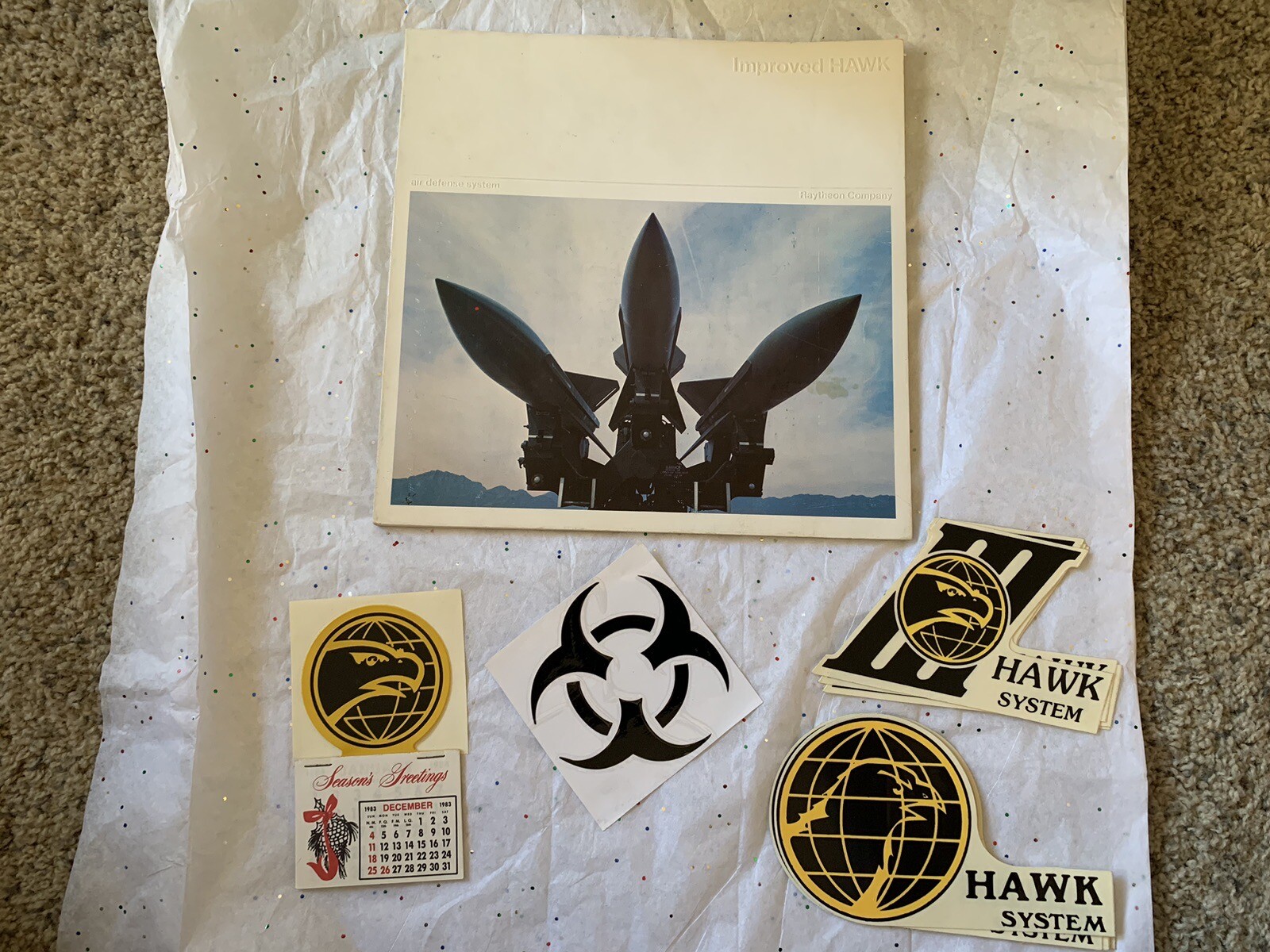 Vintage Military - Raytheon “Improved HAWK Air Defense System” Sales Brochure