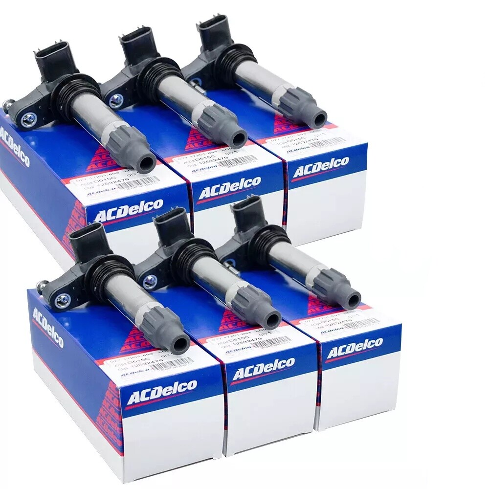 6x Genuine Ignition Coils D515C For G/M Chevrolet UF569 BSC1555 GN10494 12632479