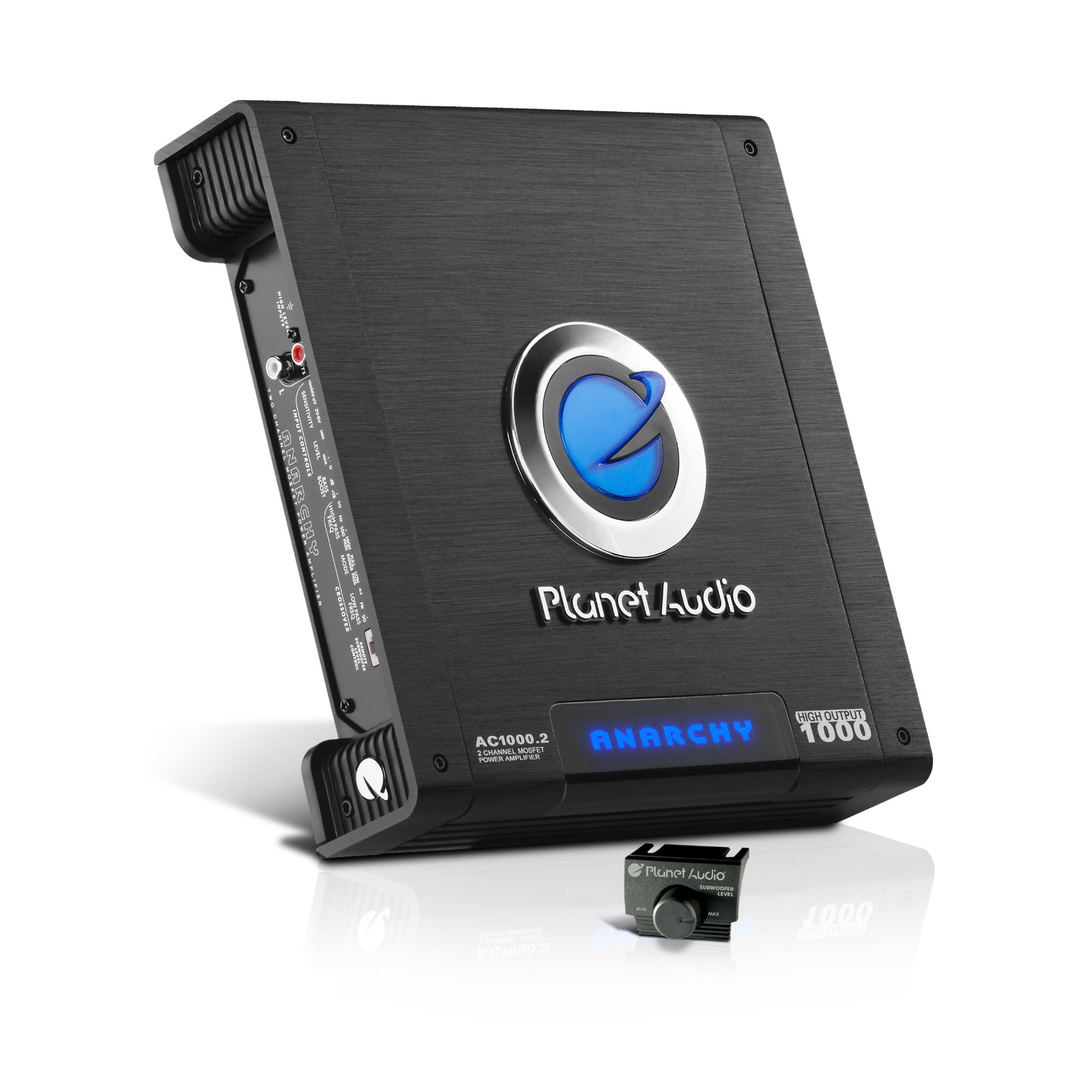 Planet Audio AC1000.2 2 Channel 1000 W Car Amplifier - Full Range, Bridgeable