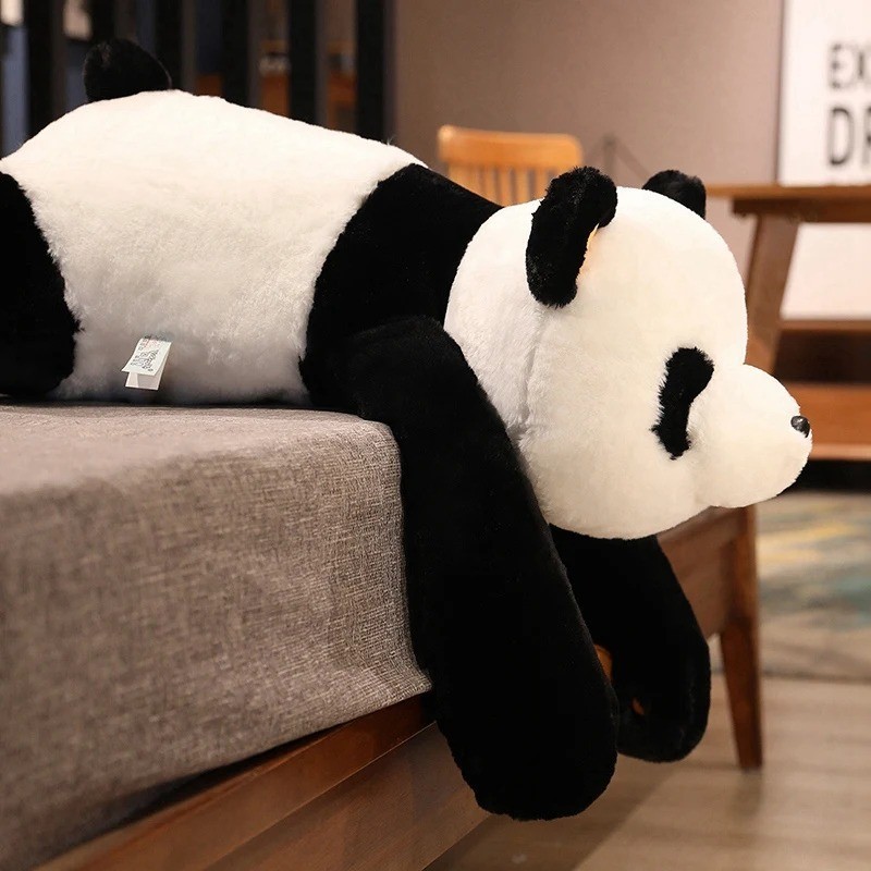 60cm Giant Panda Plush Toys Soft Sleep Pillow Cartoon Animal Bear Stuffed