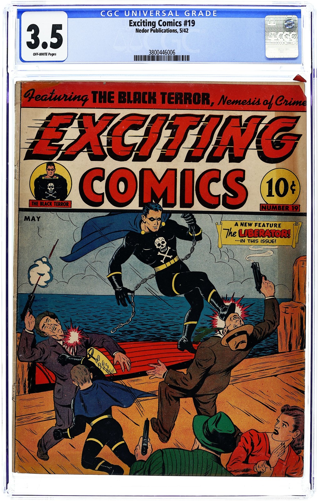 Exciting Comics #19 CGC 3.5 1942 3800446006