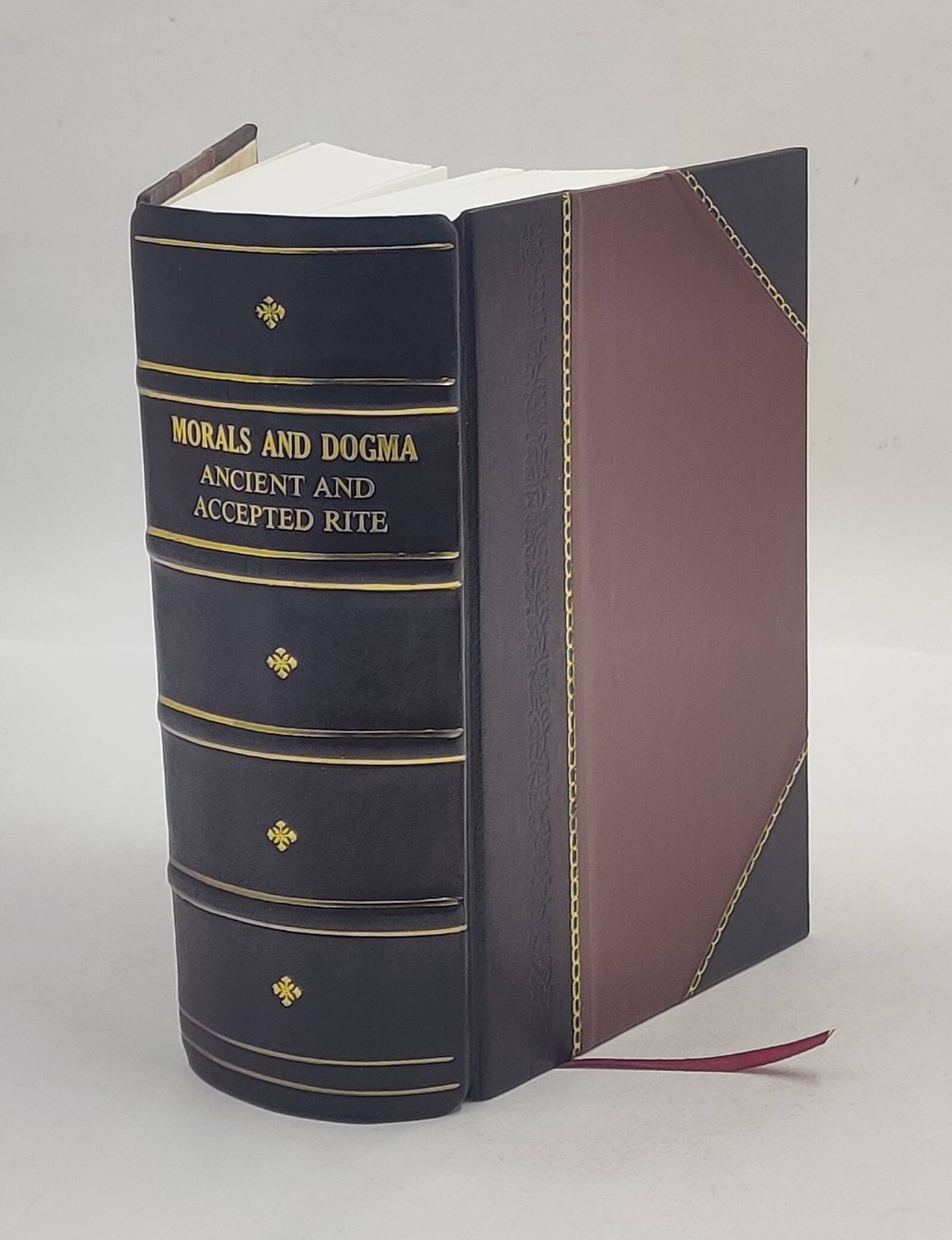 Morals and dogma of the ancient and accepted Scottish Rite of [Leather Crafted]