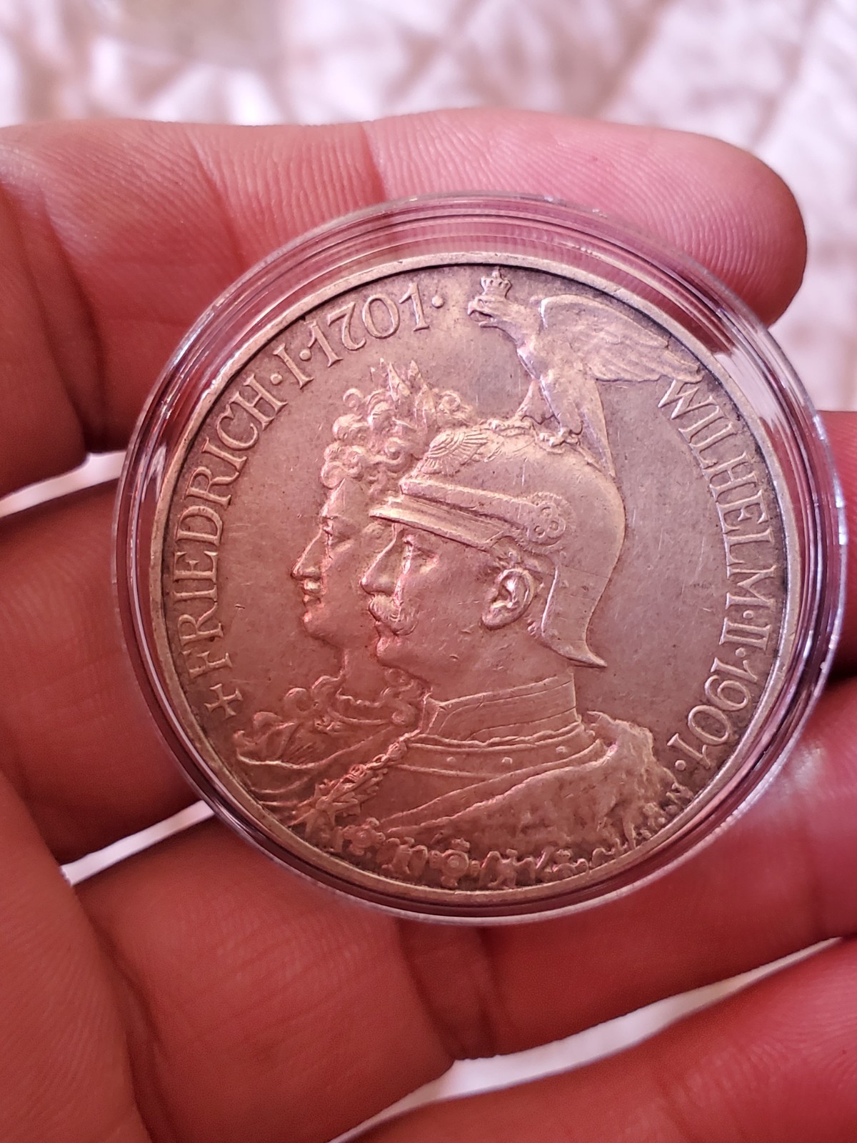1901 Silver Germany Prussia 5 Mark