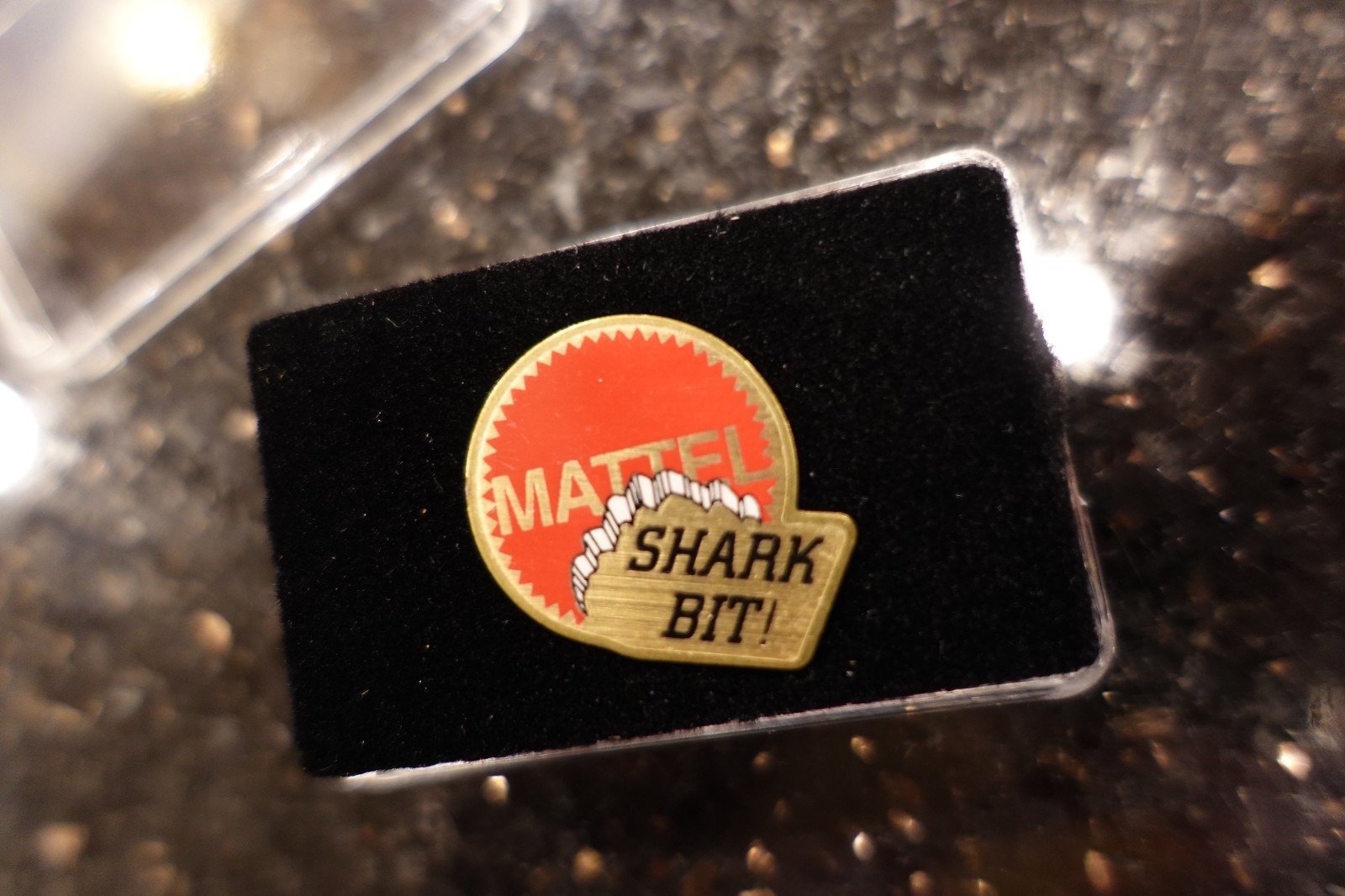 Vintage Mattel Electronic Handheld game EMPLOYEE PROMO PIN   Very Rare   D10