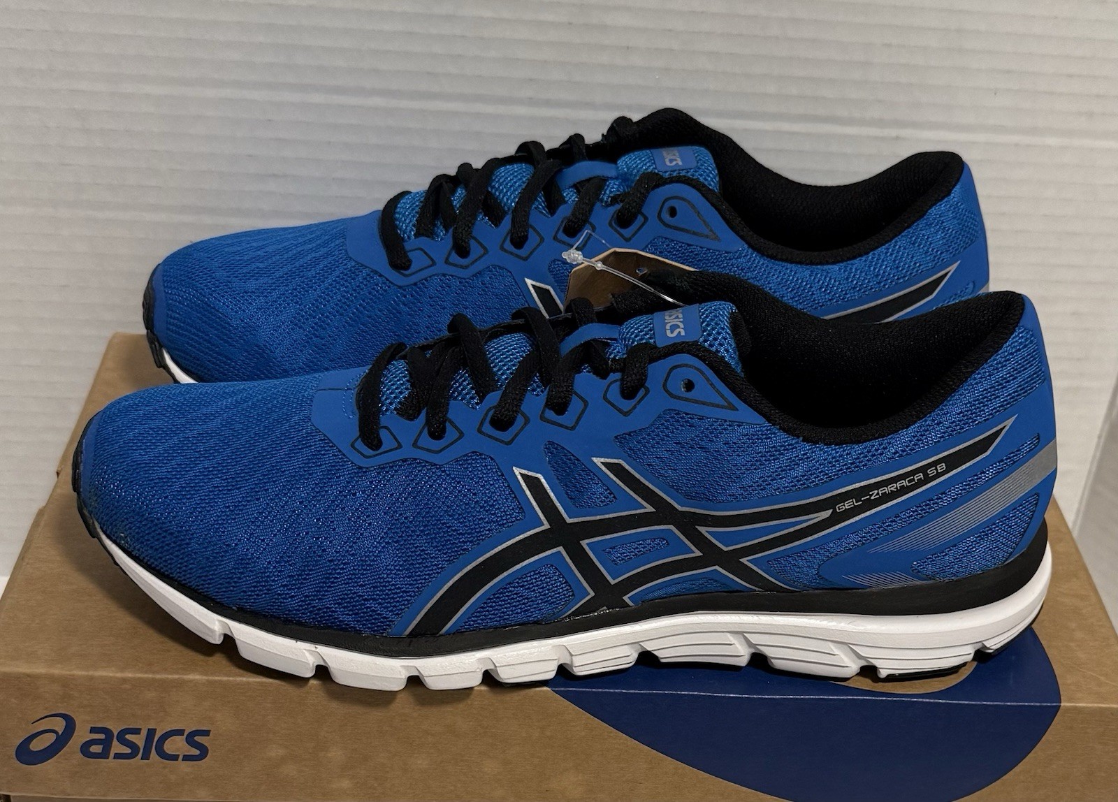Asics Gel-Zaraca 5 Running Shoes (Men’s Size 10) Blue/Black 1011B137-400 New