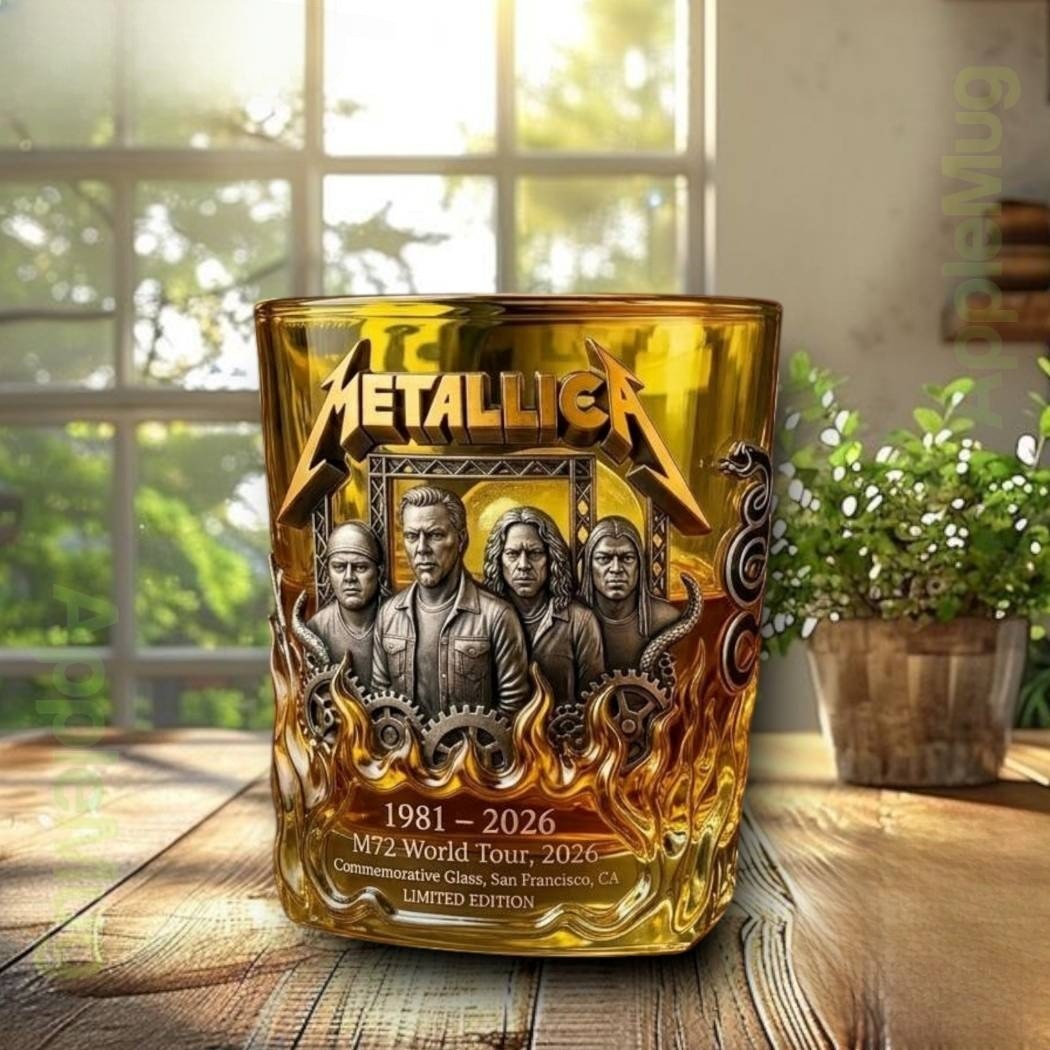 [No box] Metallica M72 World Tour 2026 Whiskey Glass