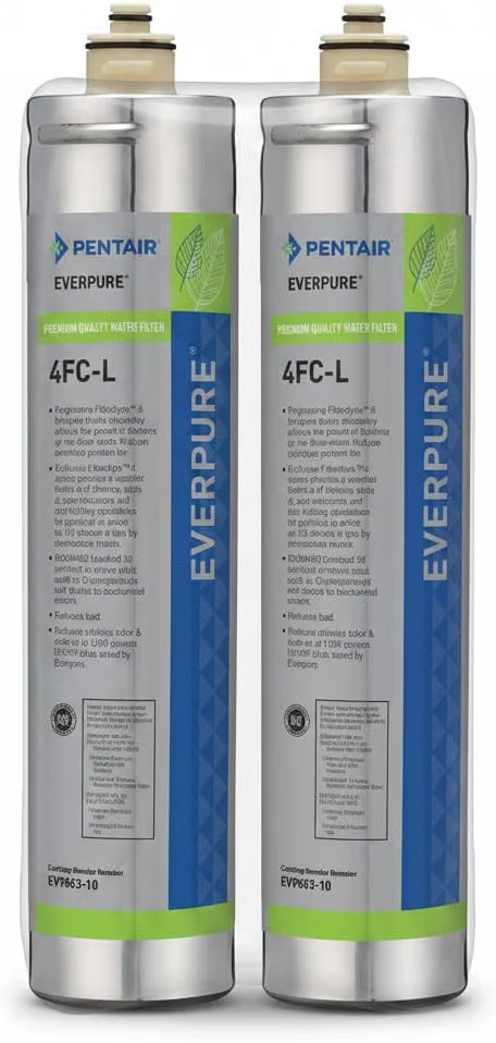 2 Pack Water Filters Compatible with Everpure 4FC-P EV9595-31(EV9693-10 0.5 Micr 2 Pack Water Filters Compatible with Everpure 4FC-P EV9595-31(EV9693-10 0.5 Micr