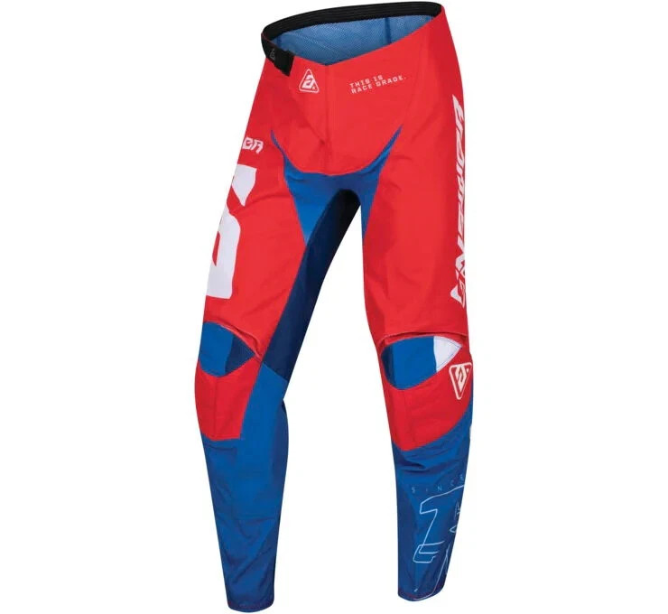 Answer Racing Syncron CC Motorcycle Pants Red/Blue MX Off-road ATV BMX MTB 38