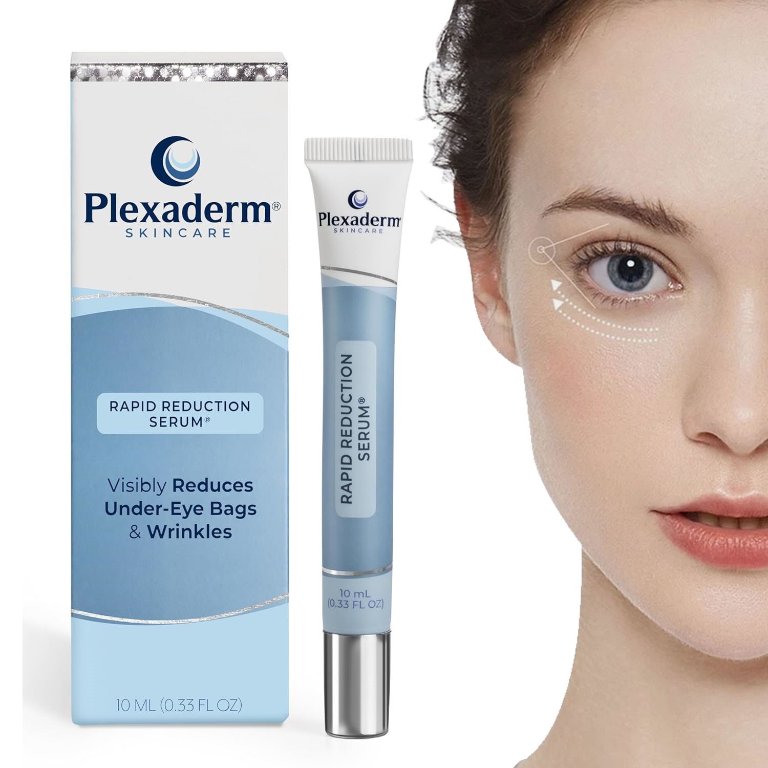 Plexaderm Rapid Reduction Serum - Visibly Reduces Under-Eye Bags & Wrinkles 2026