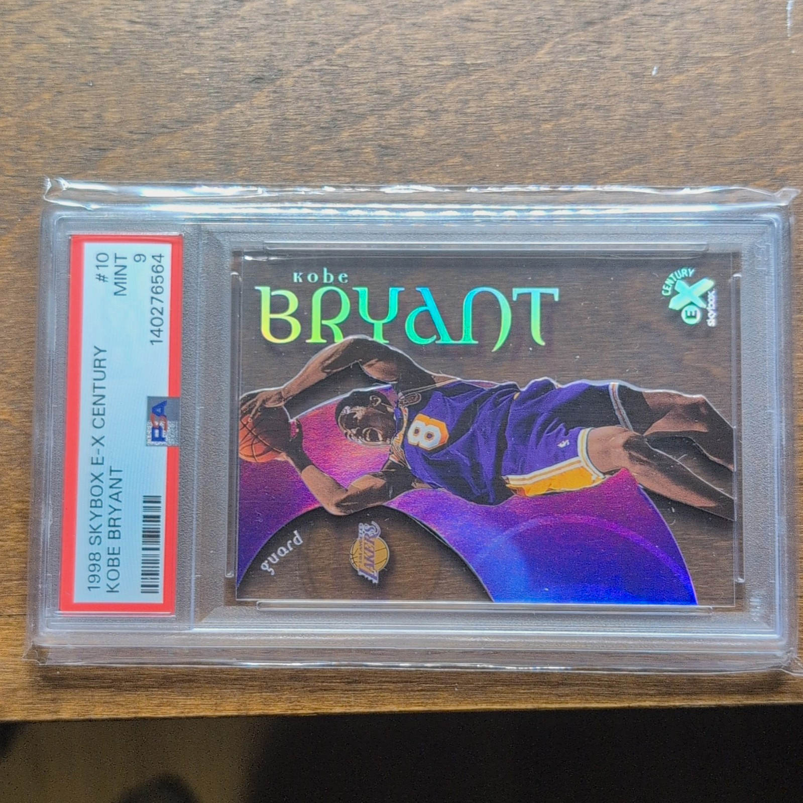 SkyBox 1998-99 E-X Century Kobe Bryant #10 PSA 9 Los Angeles Lakers beautiful