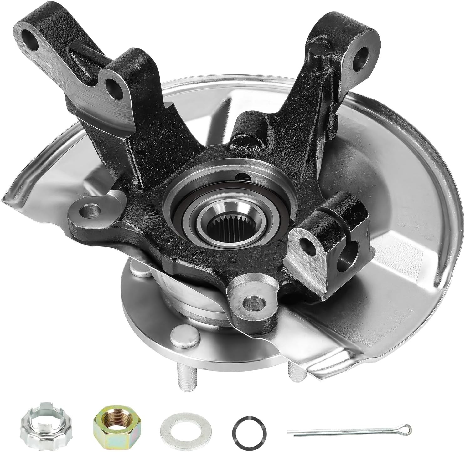 Front Passenger Side Loaded Steering Knuckle & Wheel Front Right Passenger Side