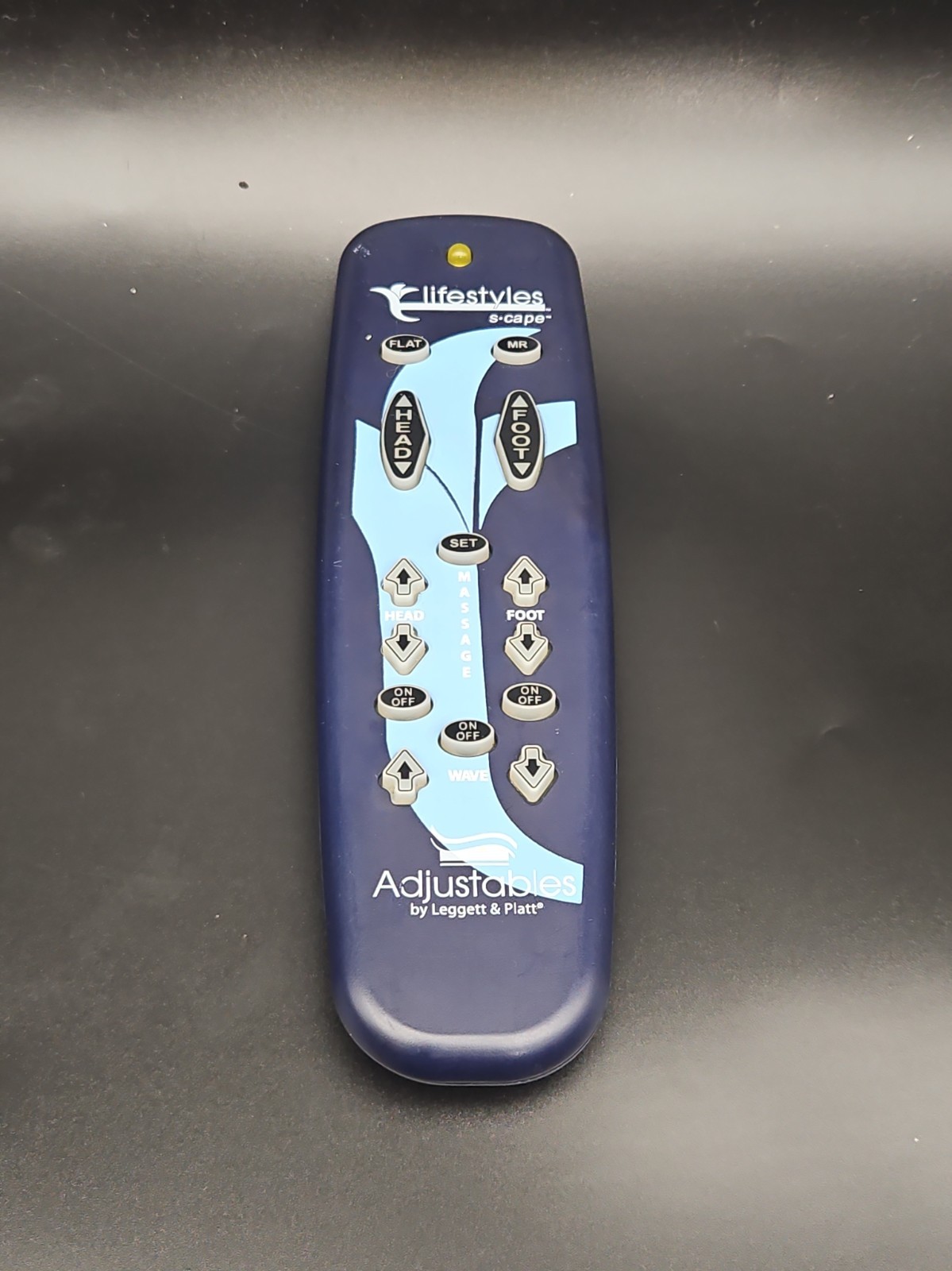 Leggett and Platt Lifestyles S-Cape Adjustables Remote Control KSMBR20543T Raven