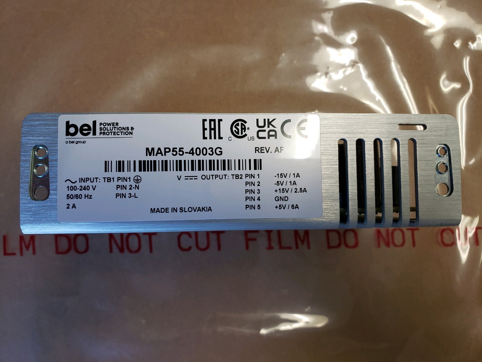 POWER ONE MAP55-4003G / MAP-55-4003 /REPLACED TK ELEVATOR #  9830246
