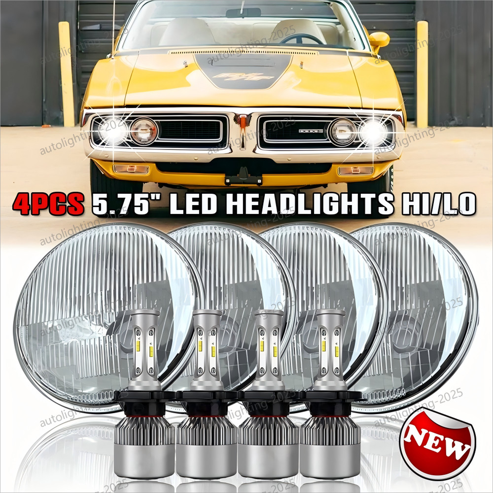 4PCS For 1967-74 Dodge Charger 4x 5.75\