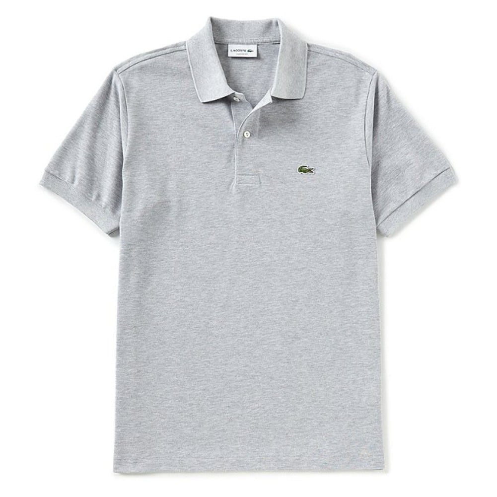 Lacoste Men\'s Short Sleeve PH4012 Cotton Logo Casual Polo Shirt