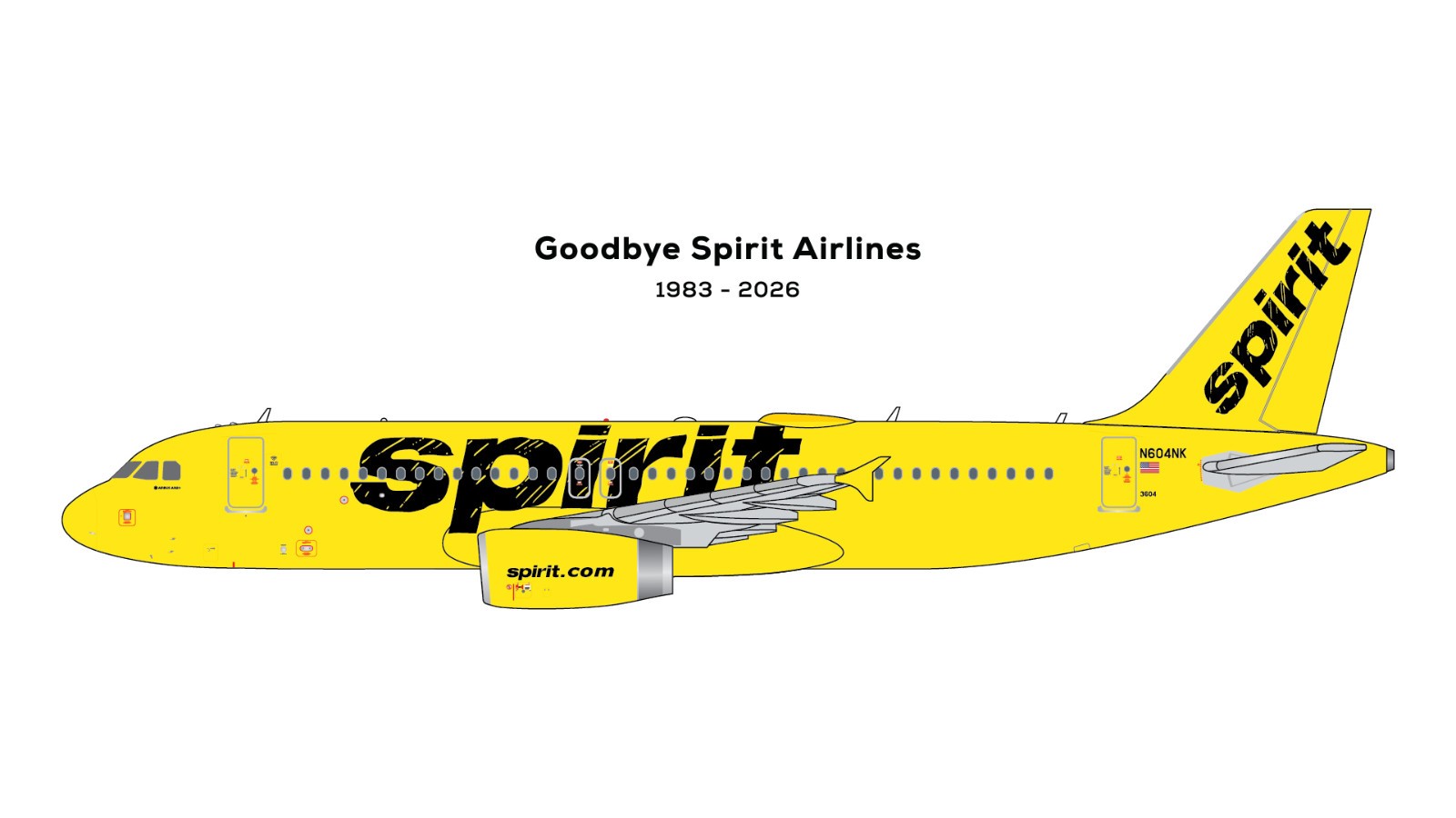 GeminiJets 1:400 Spirit Airlines Airbus A320-200 N604NK GJNKS2442 PRE-ORDER GeminiJets 1:400 Spirit Airlines Airbus A320-200 N604NK GJNKS2442 PRE-ORDER