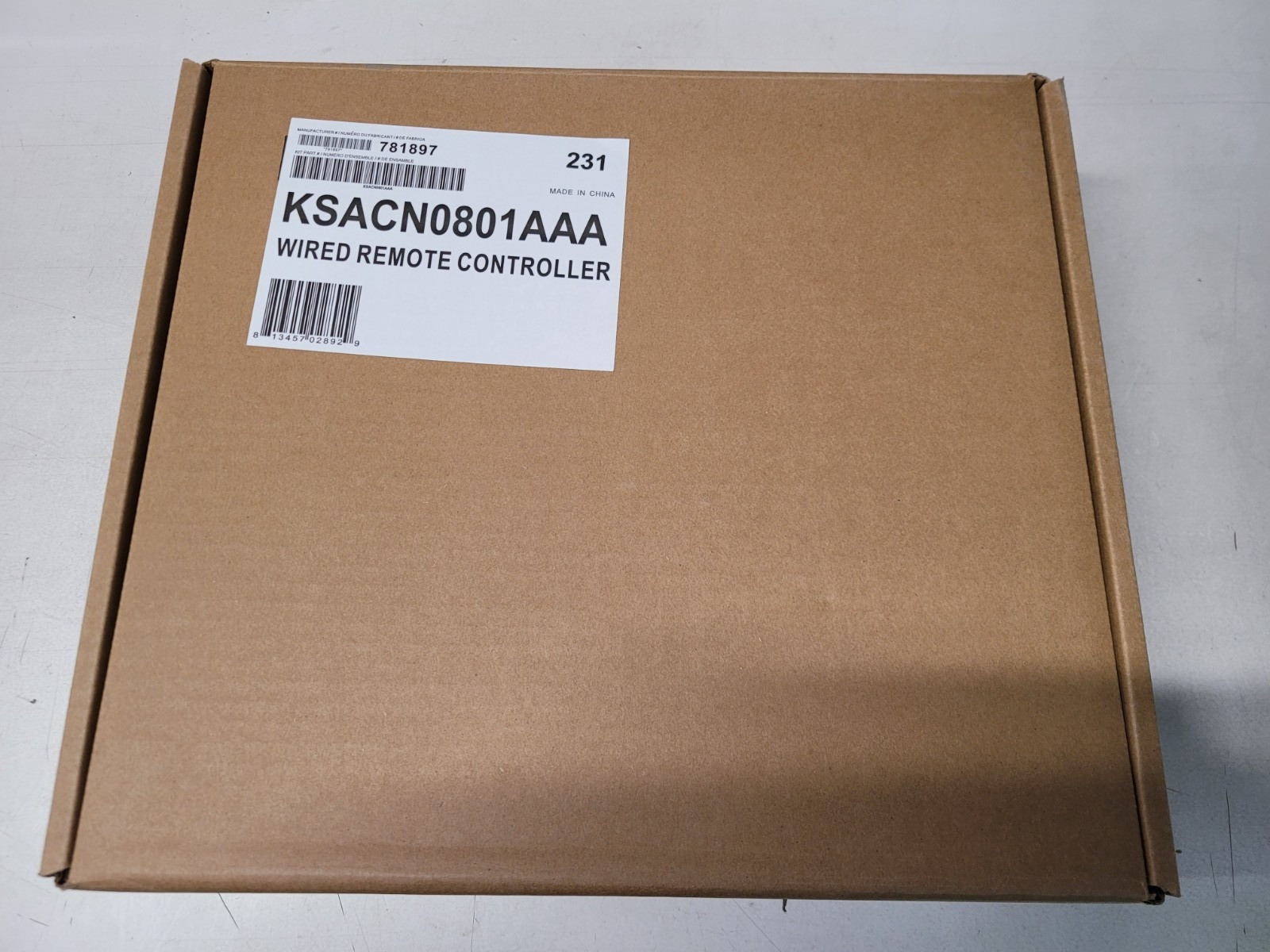 NEW Carrier KSACN0801AAA Wired Remote Controller 7 Day Programmable Thermostat