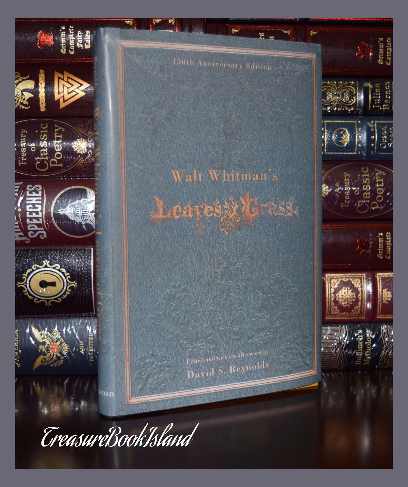 Leaves of Grass by Walt Whitman 150th Anniversary New Hardcover Deluxe Edition