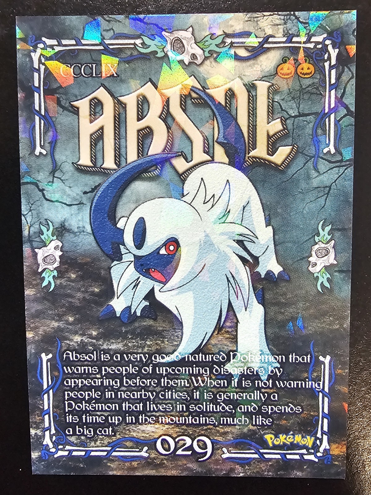 ABSOL - POKEMON PRISMA HALLOWEEN RARE CCG HOLO