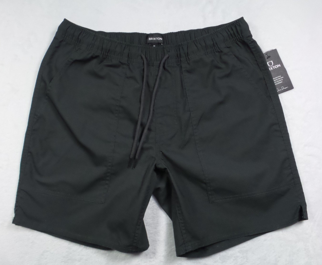Brixton Shorts Mens Size Medium Black Everyday Coolmax Stretch Comfort NWT