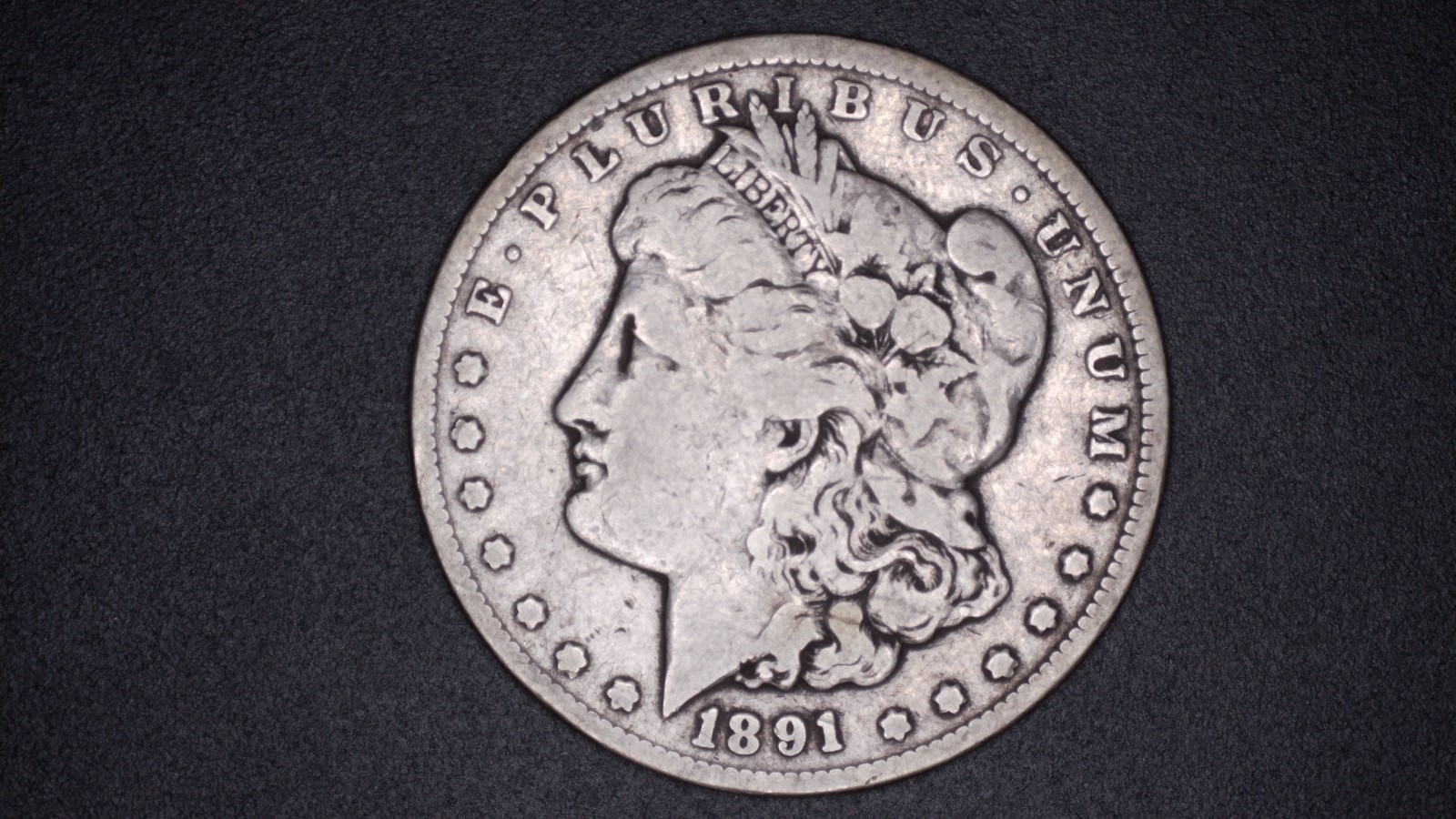 1891 CC $1 Morgan Silver Dollar